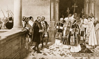 查理五世进入圣尤斯特修道院 作者 华金·阿格拉索特·胡安（Joaquin Agrasot y Juan）